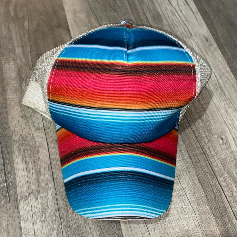 Serape print hat